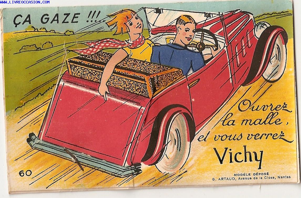 ça gaze!!! ouvrez la malle et vous verrez Vichy carte postale Allier
